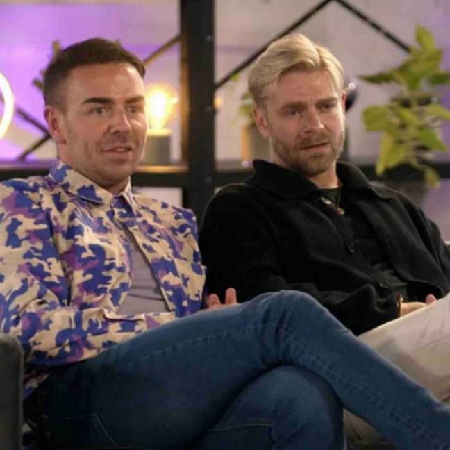 Adrian was matched with Thomas Hartley on the show. Credit: E4
