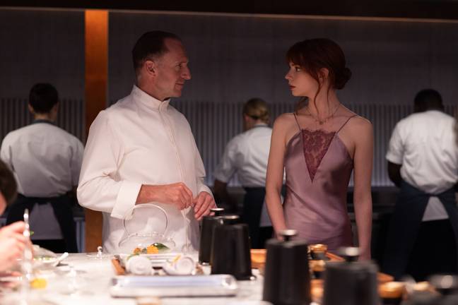 An intriguing dynamic between Chef Stowik and Margot unfolds. Credit: Searchlight Pictures.