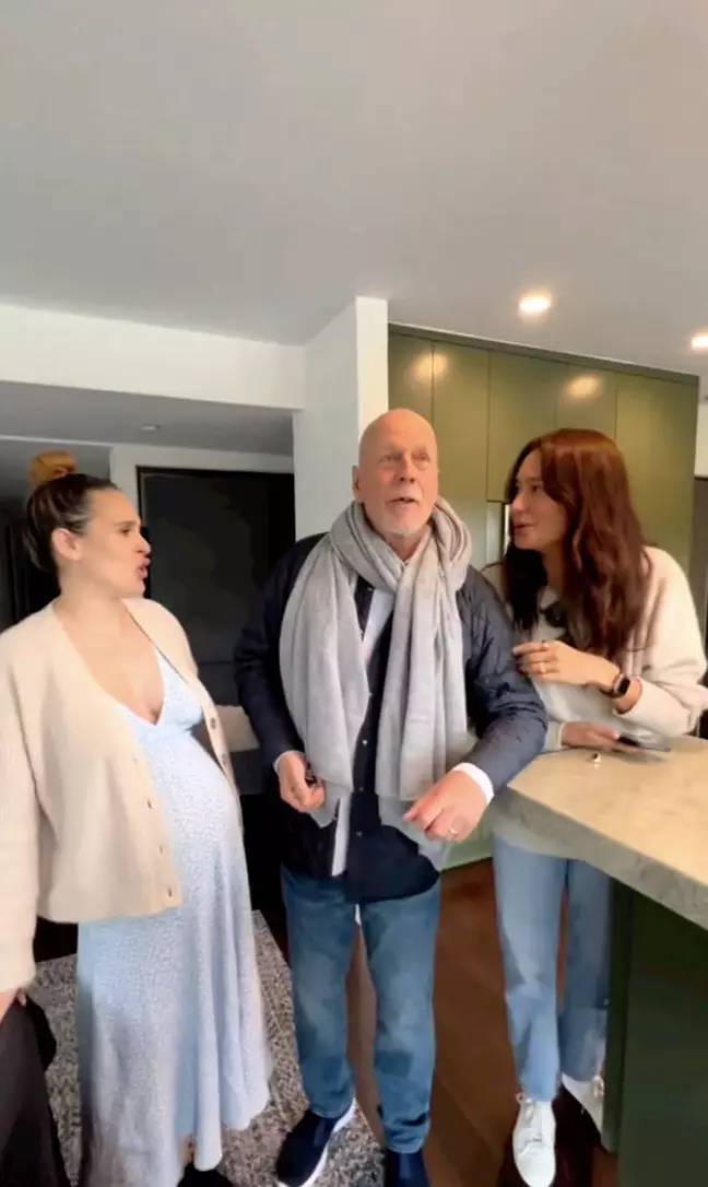 Bruce Willis celebrated his 68th birthday with his family. Credit: Instagram/@demimoore