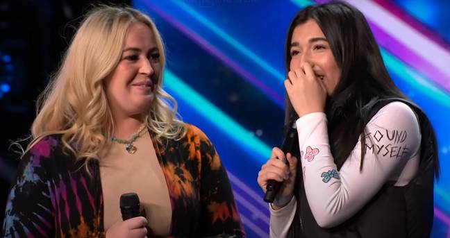 Tia Connolly was given the audition at the last minute by her emotional mum. Credit: ITV