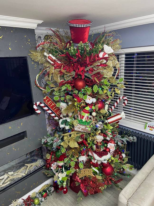 Amy shared a picture of her Christmas tree. Credit: Facebook