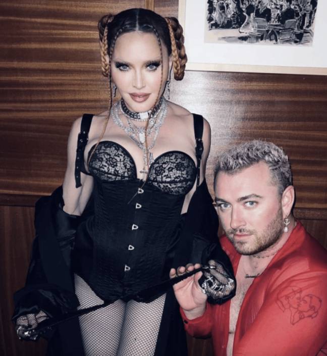 Madonna and Sam Smith have collaborated on their new song, Vulgar. Credit: Instagram/@Madonna