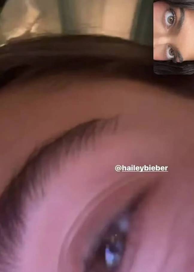 Kylie and Hailey were accused of 'mocking' Selena's eyebrow mishap. Credit: kyliejenner/Instagram