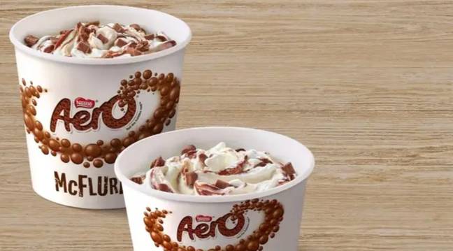 The Aero McFlurry is leaving the menu but McDonald's have revived it in the past (Credit: McDonald's)