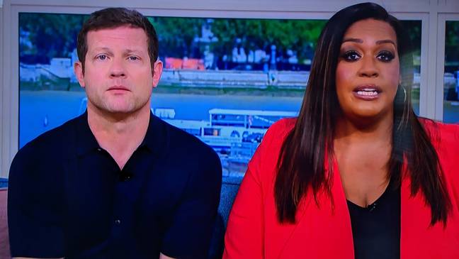 Dermot O'Leary and Alison Hammond were on presenting duties for This Morning this morning. Credit: ITV