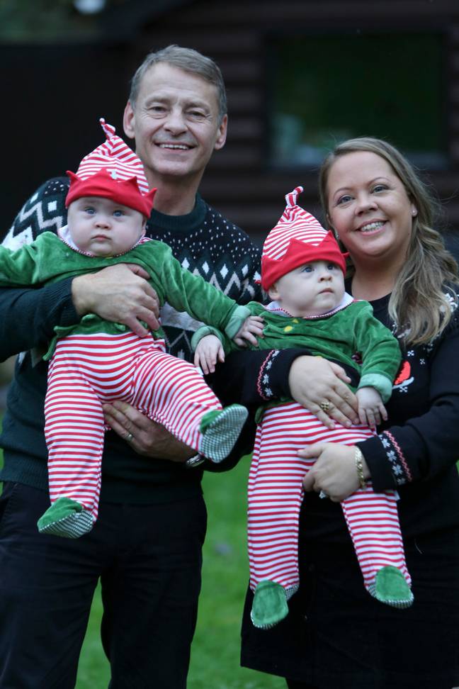 The UK's most premature twins will be spending their first Christmas at home this year. Credit: Caters Media