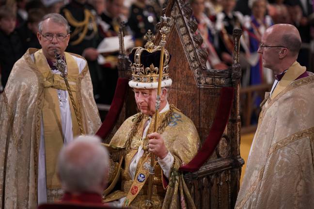 Despite the service being steeped in tradition, King Charles broke with tradition. Credit: Victoria Jones/PA Wire