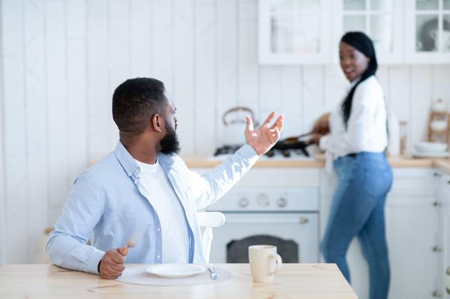 A woman stood her ground when her boyfriend requested she cook an extra meal for his friend (stock image). Credit: Prostock-studio / Alamy Stock Photo
