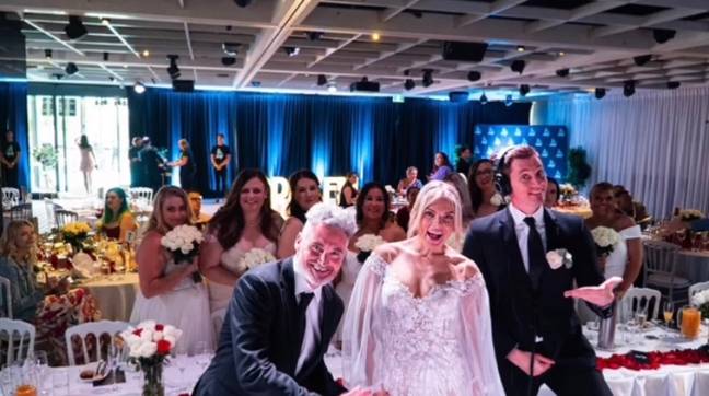 The mum-of-one had a 'ball' at the 'wedding' ceremony. Credit: Instagram/@erin_molan