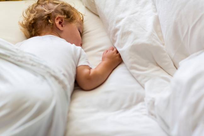 Her son only goes to bed when he's tired. Credit: Alamy / Tetra Images, LLC