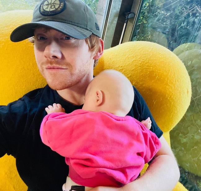 Rupert Grint and his partner, Georgia Groome, keep their daughter out of the public eye as much as possible. Credit: Instagram/@rupertgrint