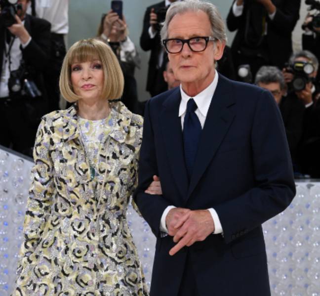 Wintour and Nighy walked arm-in-arm at the event. Credit: Shutterstock/ David Fisher