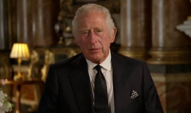 King Charles III announced new titles for Prince William and Kate in his address. Credit: BBC