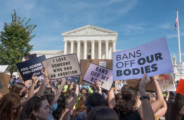 The American singer-songwriter, 27, appeared to stand in solidarity with the US citizens who may be affected by the Supreme Court's draft opinion to overturn the Roe v Wade bill (Bob Korn / Alamy Stock Photo).