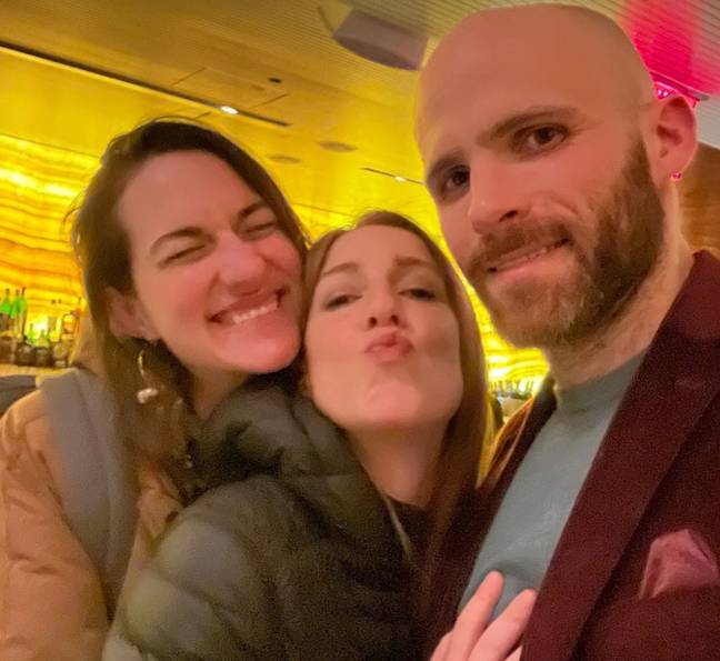 Ashley, Rachel and Yair are continuing their relationship as a three without Rachel's former husband Kyle. Credit: Instagram/@thewright_rachel