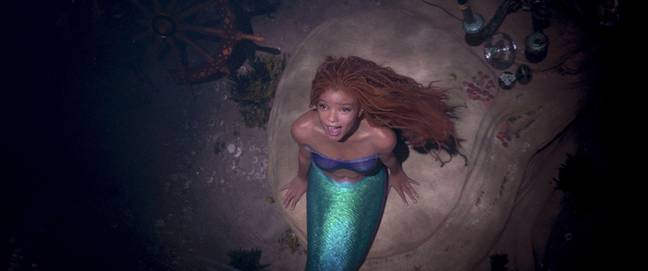 Halle Bailey was targeted by racist trolls after playing Ariel. Credit: Disney