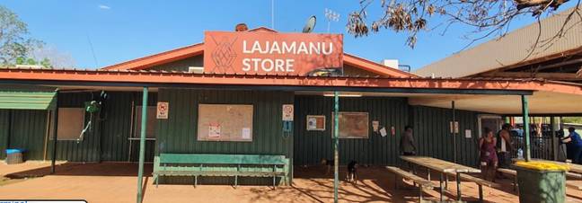 Lajamanu is not exactly a big place. Credit: Google Maps
