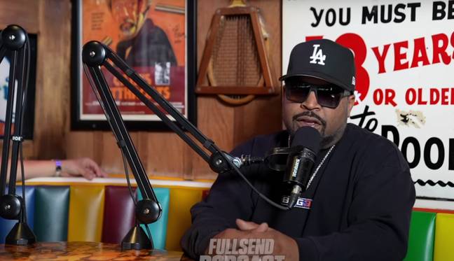 Ice Cube is not happy with AI. Credit: Full Send Podcast