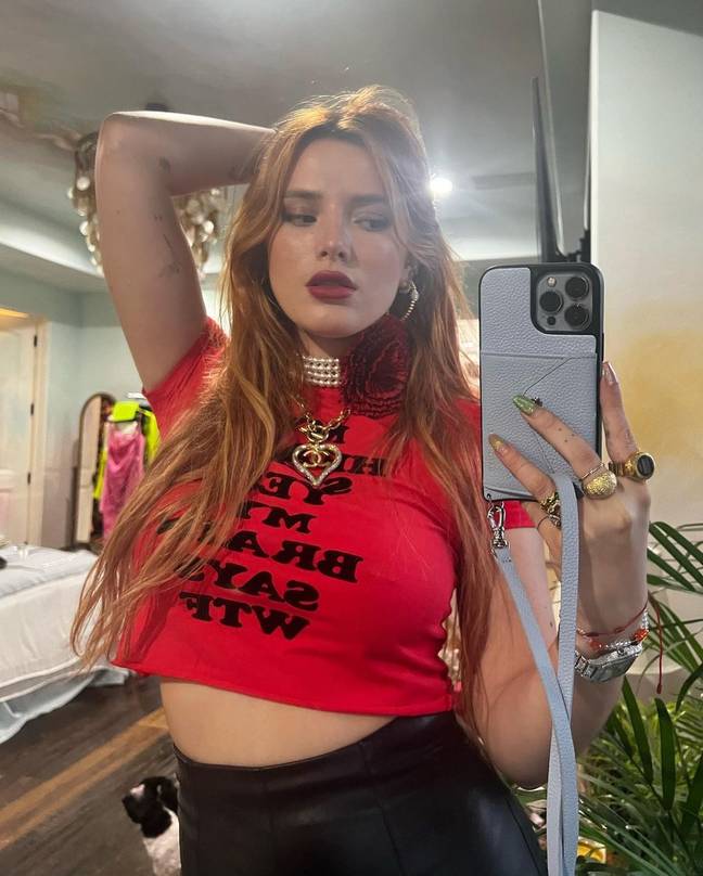 The 25-year-old said the request was 'inappropriate'. Credit: Instagram/@bellathorne