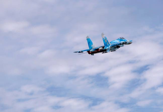 A Ukrainian Air Force plane. Credit: Alamy