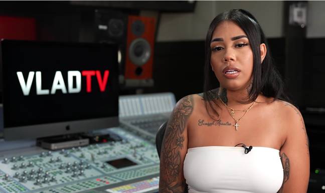 Sara Molina shares a seven-year-old daughter with the rapper. Credit: YouTube/djvlad