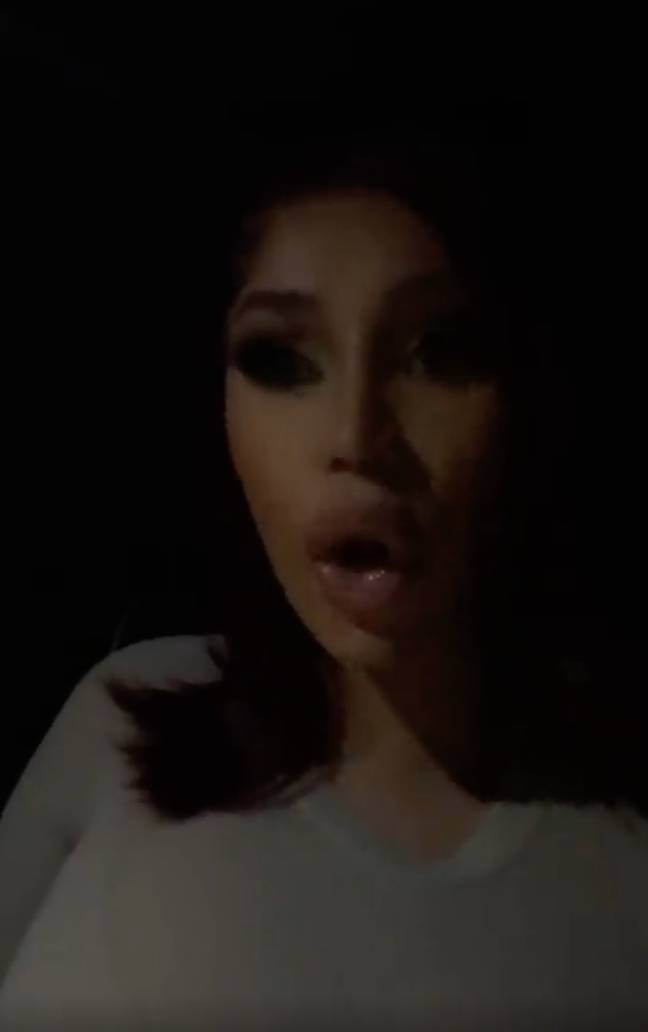 After receiving backlash, the rapper posted a sweary video on the matter. Credit: Twitter/Cardi B