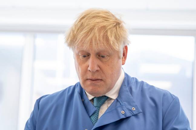 Johnson was caught not wearing a mask in hospital amid the coronavirus pandemic. Credit: Alamy
