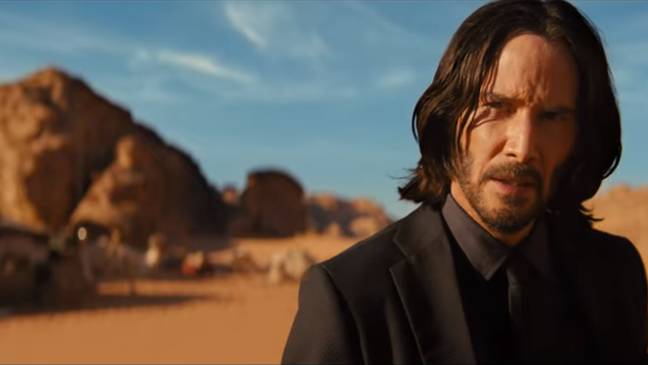 John Wick is back in the desert. Credit: Lionsgate Movies/ YouTube