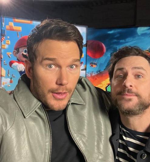 Chris Pratt and Charlie Day.