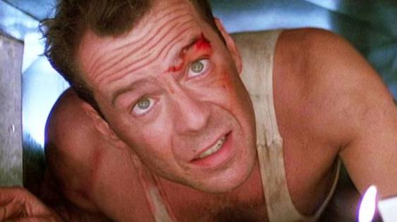 Bruce Willis in Die Hard. Credit: 20th Century Fox