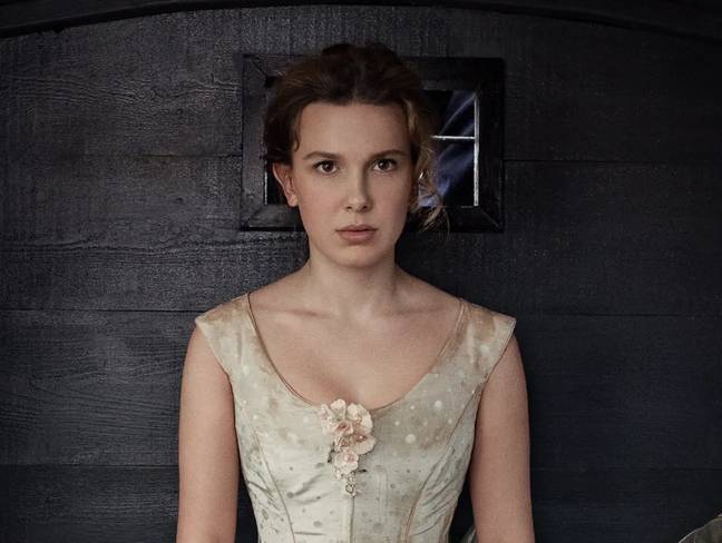 Millie Bobby Brown stars as Sherlock Holmes' sister in the film. Credit: Netflix