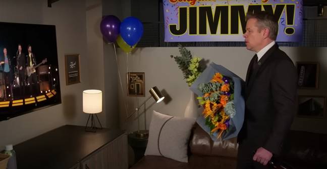 Matt Damon made a cameo appearance on Jimmy Kimmel's 20th anniversary show. Credit: Jimmy Kimmel Live! 