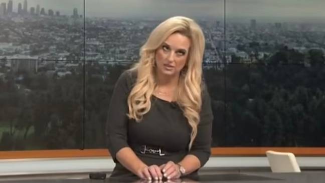 Meteorologist Alissa Carlson Schwartz collapsed on live TV. Credit: CBS