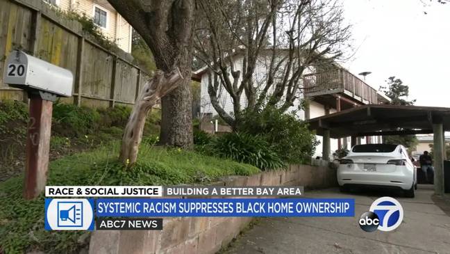 The couple claims the value of their home shot up when they pretended a white person owned it.  Credit: ABC7