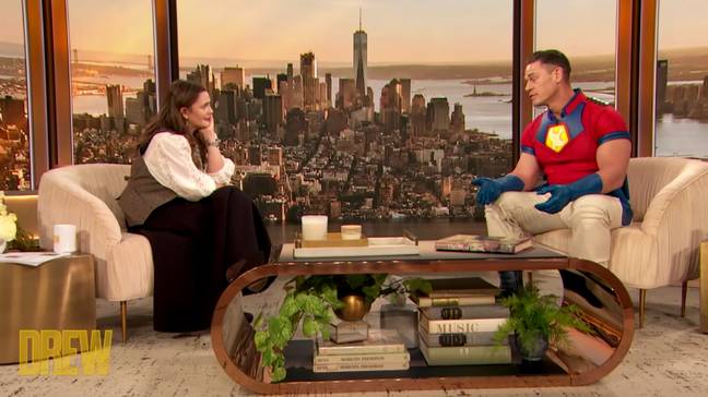 The Peacemaker star is the most requested Make-a-Wish celebrity. Credit: The Drew Barrymore Show