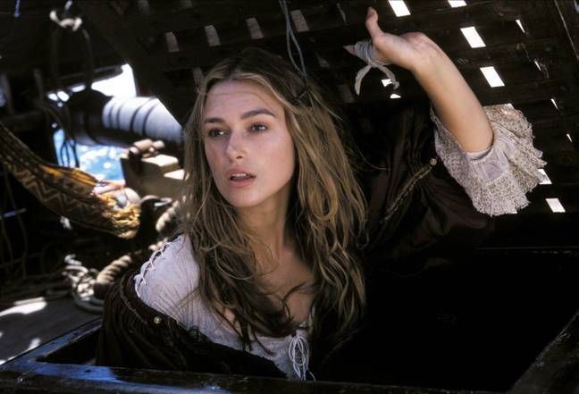 Keira Knightley was just 17 when she first appeared in Pirates of the Caribbean.  Credit: AJ Pics / Alamy Stock Photo