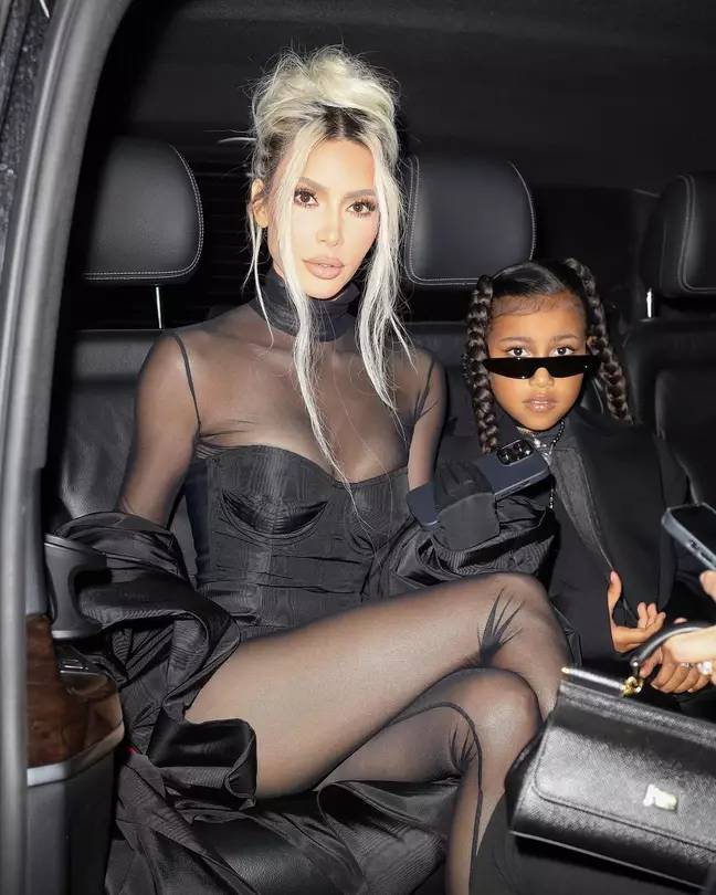 Kim Kardashian and daughter North West. Credit: Instagram/@kimkardashian