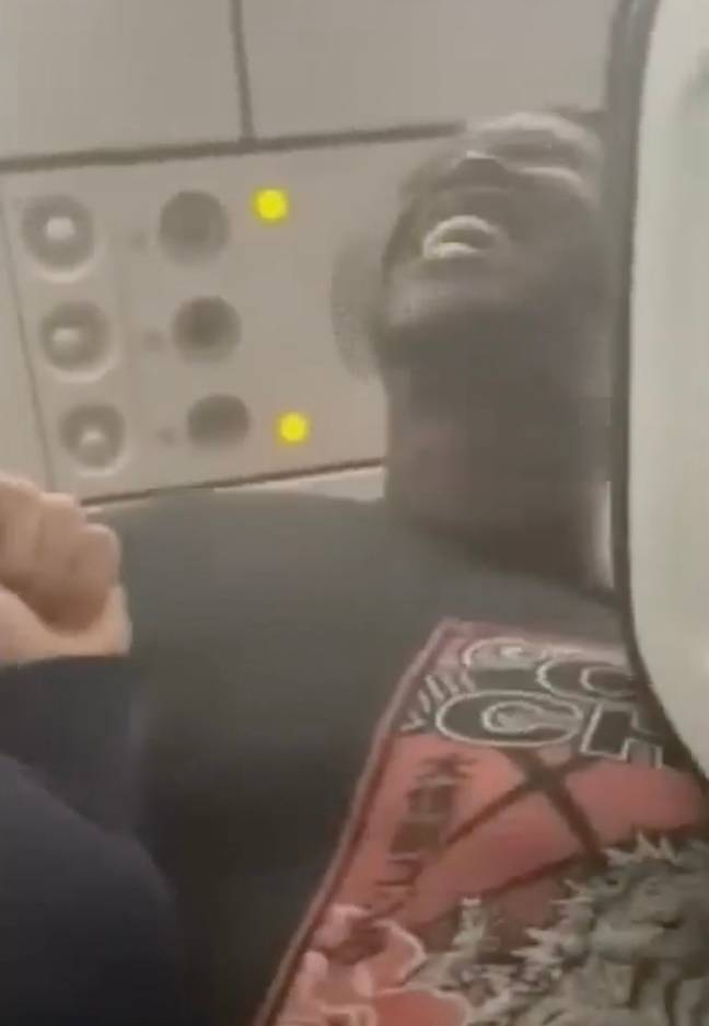 Mr Malou was tasered after refusing to move seat. Credit: 9News