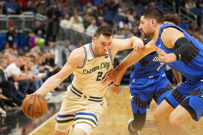 NBA star Pat Connaughton has warned fellow players their money must last a lifetime. Credit: Marty Jean-Louis / Alamy Stock Photo