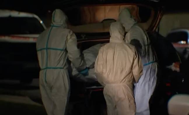 A neighbour said there was a 'wicked smell' emanating from the suitcase. Credit: Newshub