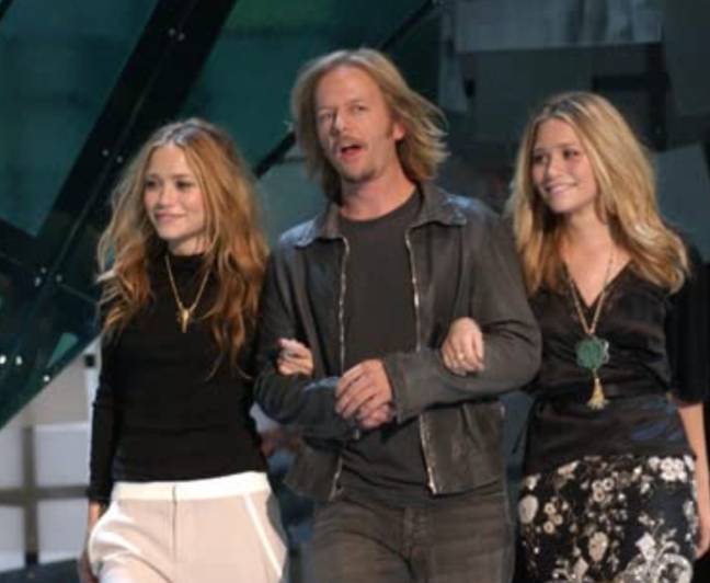 The Olsen Twins clearly looked embarrassed. Credit: MTV