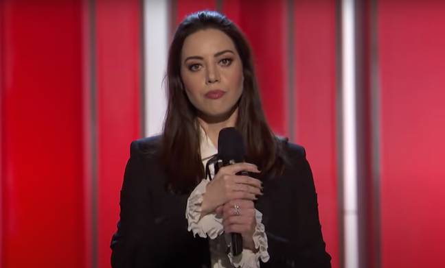 Aubrey Plaza is the perfect awards show host. Credit: Film Independent
