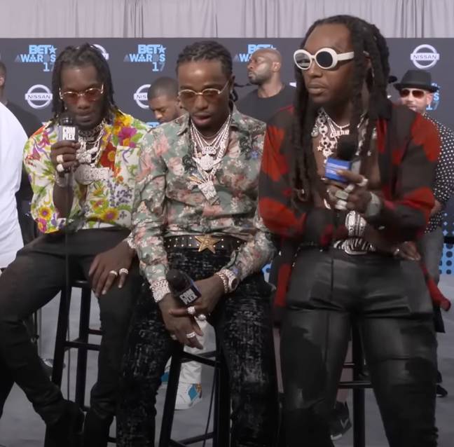 Offset clarifies he's not biologically related to Takeoff and Quavo. Credit: Complex