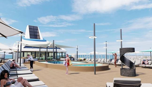 Live it up on the pool deck. Credit: Life at Sea Cruises