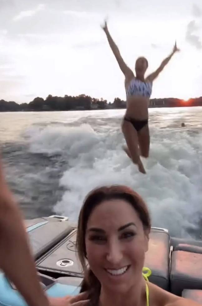 Several deaths have been reportedly linked to boat-jumping. Credit: TikTok/@nataliejillfit