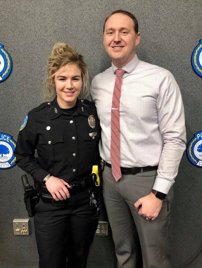 Nicole McKeown and Chase McKeown are going places. Credit: Facebook/Elizabethtown Police Department