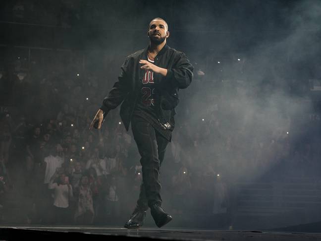 Drake's new tune 'Rescue Me' features samples of Kim Kardashian talking about her divorce to Kanye West. Credit: The Photo Access / Alamy Stock Photo