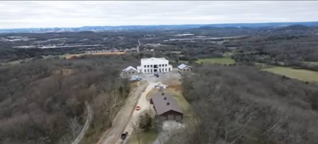 The house is on a hilltop over Nashville, Tennessee. Credit: Fox News