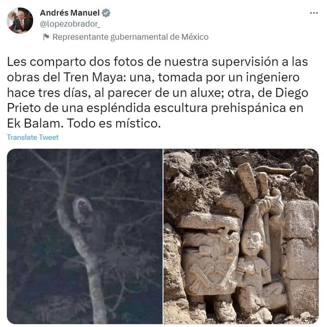 Apparently elves are real and their existence has been confirmed by the President of Mexico. Credit: Twitter/@lopezobrador_