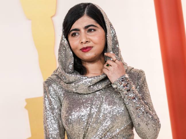 Malala Yousafzai at the 95th Academy Awards. Credit: Alamy